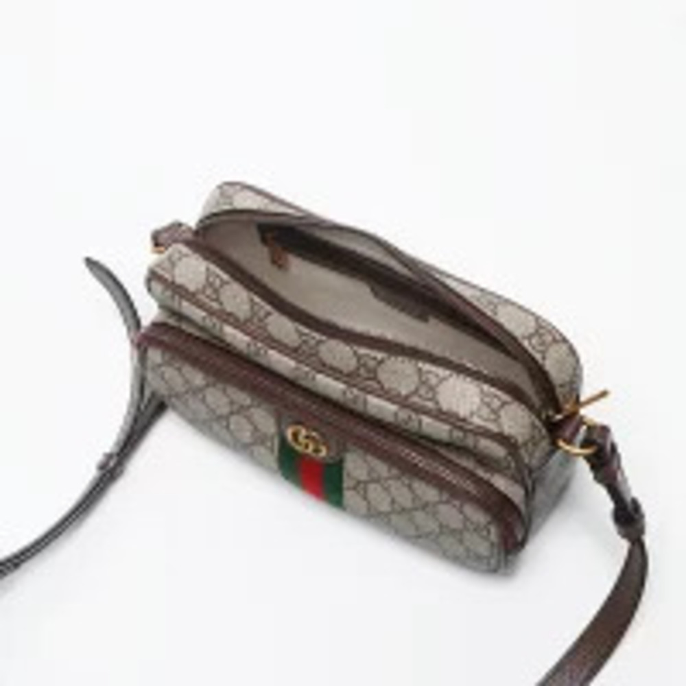 Gucci GG Canvas Sherry Logo Shoulder Bag Beige - Picture 13 of 13